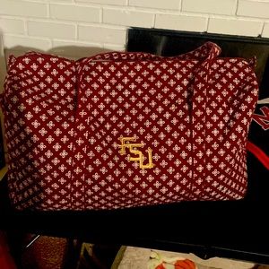 Vera Bradley FSU luggage bag